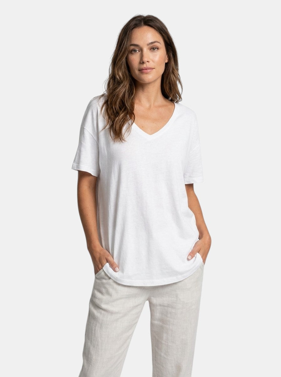 Blouse en coton légère femme coupe ample fluide style estival décontracté
