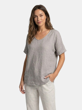 Blouse en coton légère femme coupe ample fluide style estival décontracté