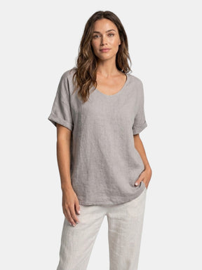 Blouse en coton légère femme coupe ample fluide style estival décontracté
