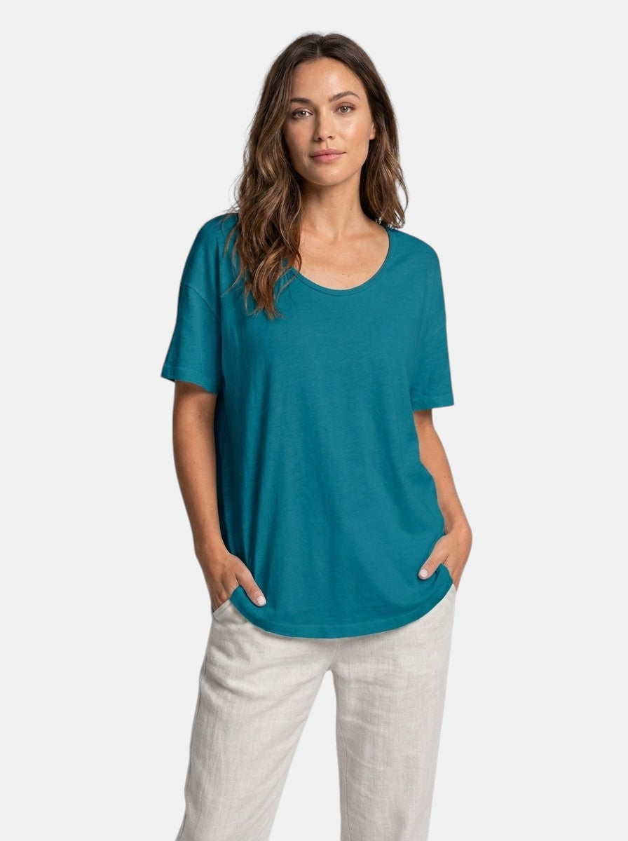 Blouse en coton légère femme coupe ample fluide style estival décontracté