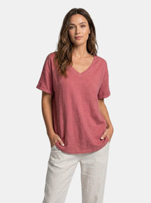 Blouse en coton légère femme coupe ample fluide style estival décontracté