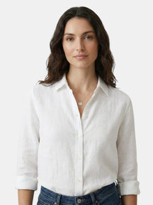 Blouse drapée manches longues col cranté coupe décontractée femme élégante
