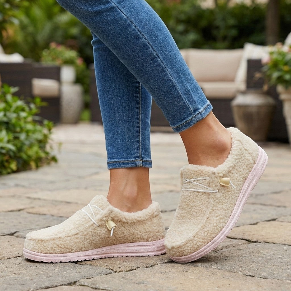 Mocassins cuir confortables sans lacets semelle ergonomique noirs femme