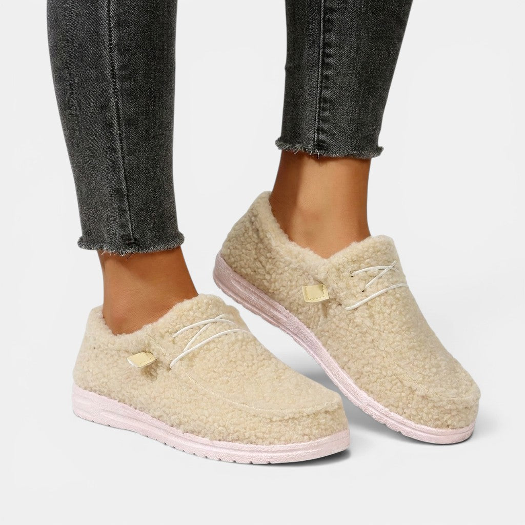 Mocassins cuir confortables sans lacets semelle ergonomique noirs femme