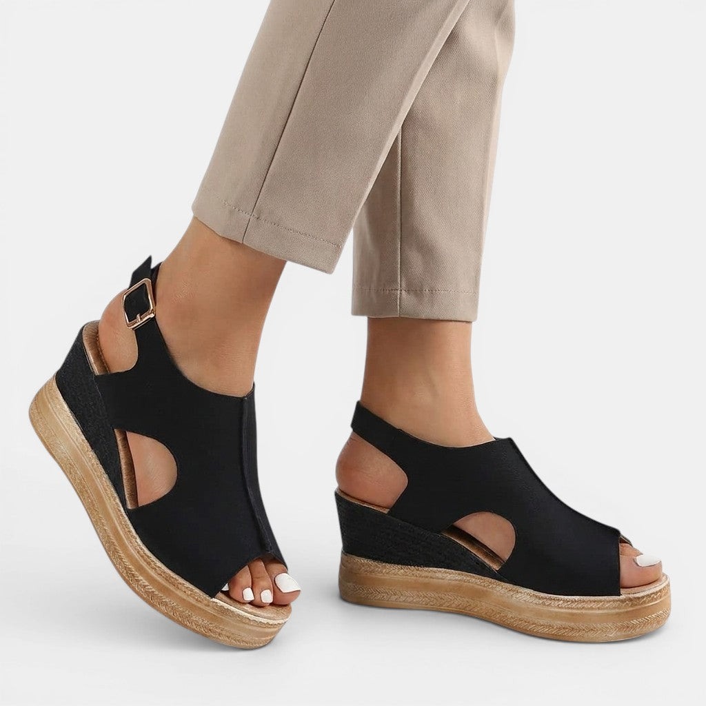 Sandales réglables rembourrées femme soutien voûte plantaire et style équilibré