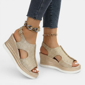 Sandales réglables rembourrées femme soutien voûte plantaire et style équilibré