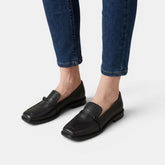 Mocassins synthétiques sans lacets confort orthopédique casual femme