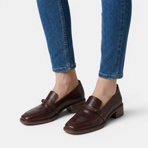 Mocassins synthétiques sans lacets confort orthopédique casual femme
