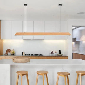Lumière LED en Bois Naturel - Design Élégant et Écologique