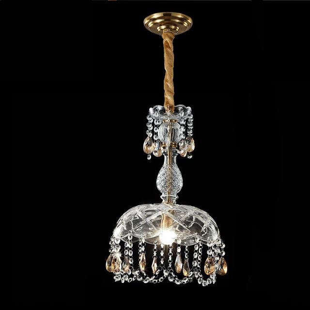 Lustre en Cristal de Luxe - Artisanat Unique et Design Élégant